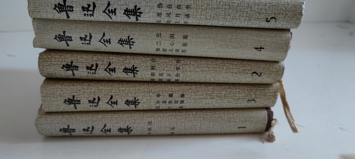 老书，1996年鲁迅全集1-5卷，一卷100