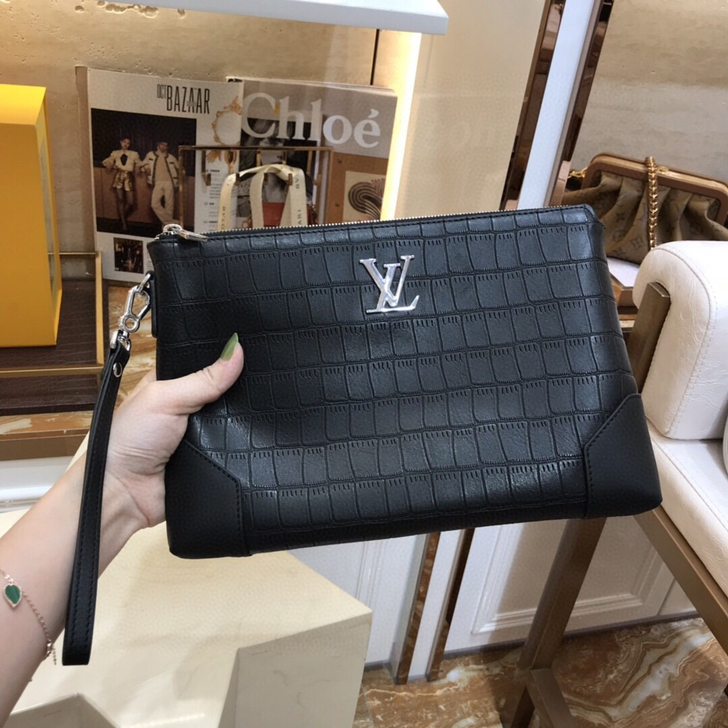 正品LV手包，路易威登男士手拿包