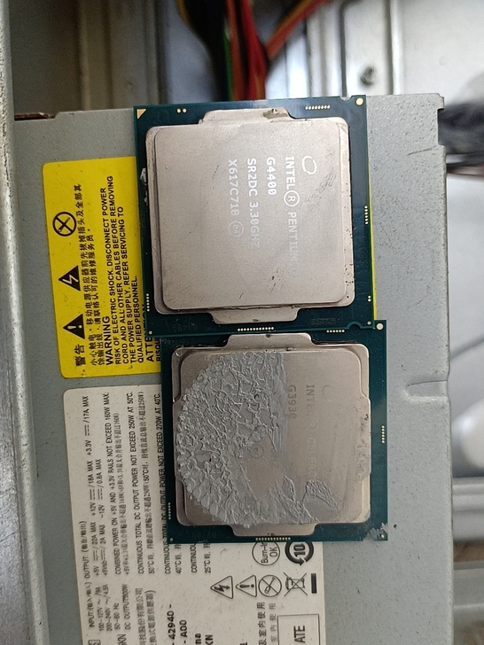 Cpu G3930  G4400，自己电脑...