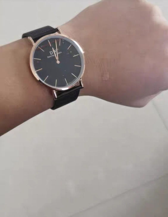 DW丹尼尔惠灵顿正品手表男女情侣钢带，黑玫...