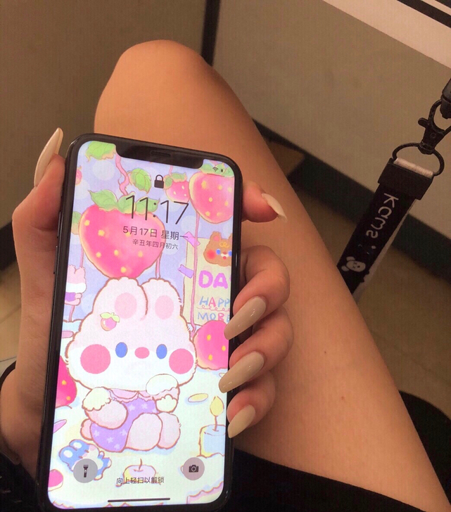 女生自用苹果11promax 256G 暗...