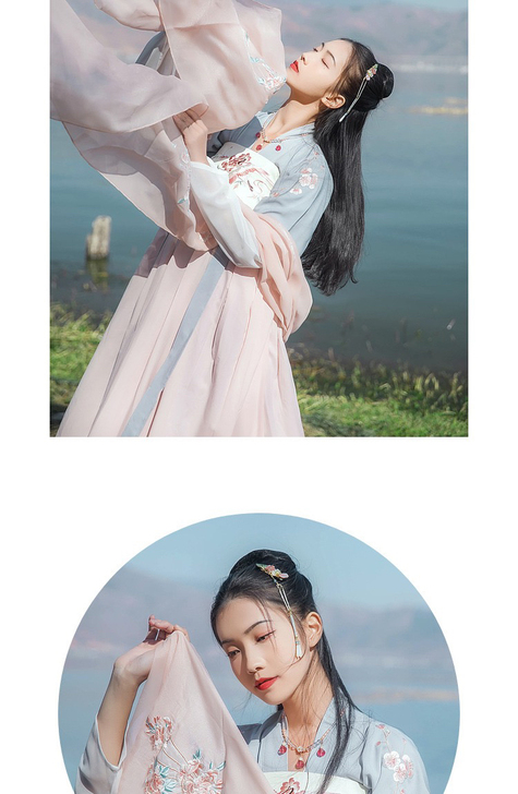 汉尚华莲 汉服，放行李箱放一年多了，从来没...