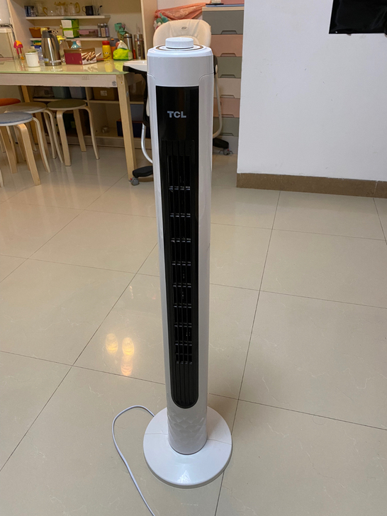 TCL塔扇，三档，白色机械款。广州荔湾自提