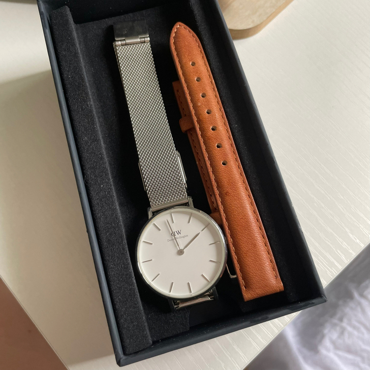 dw手表含表带 原装银色表带+dw正品自配...