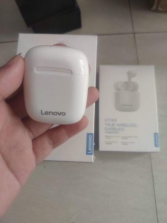 正品联想蓝牙耳机XT89型号，半入耳式，音...