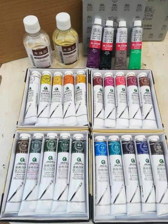 24色50ml马利油画颜料