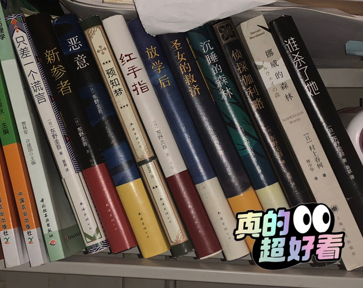 都看过一次 几乎全新 东野圭吾的书真的好看...