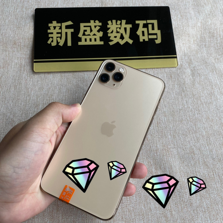 苹果11pm 256G金色效率95美版黑解...