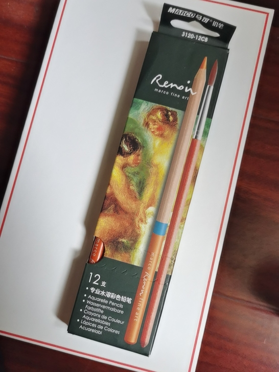 全新 马克专业水溶彩色铅笔 12支彩铅未拆