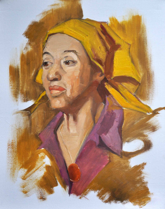 纯手绘油画作品