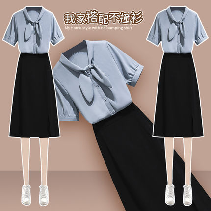 职业套装女夏款公务员面试正式场合连衣裙子轻...