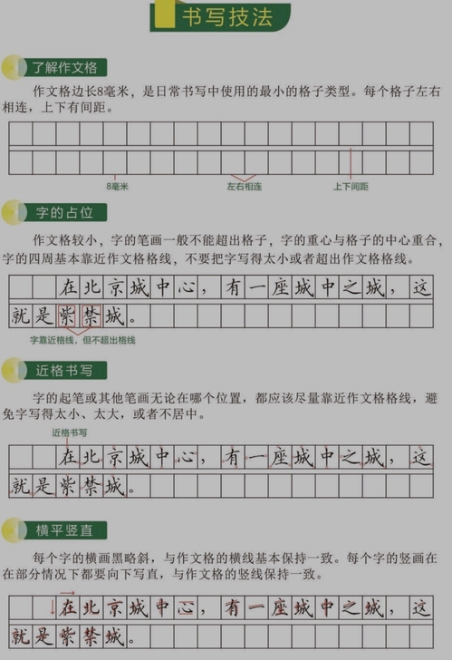 硬笔楷书脱格训练，作文格子。共48页。对卷...