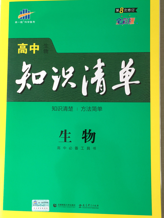 高中知识清单生物（第8次修订）