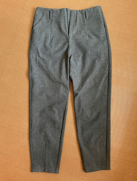 毛呢正装裤 收脚九分裤