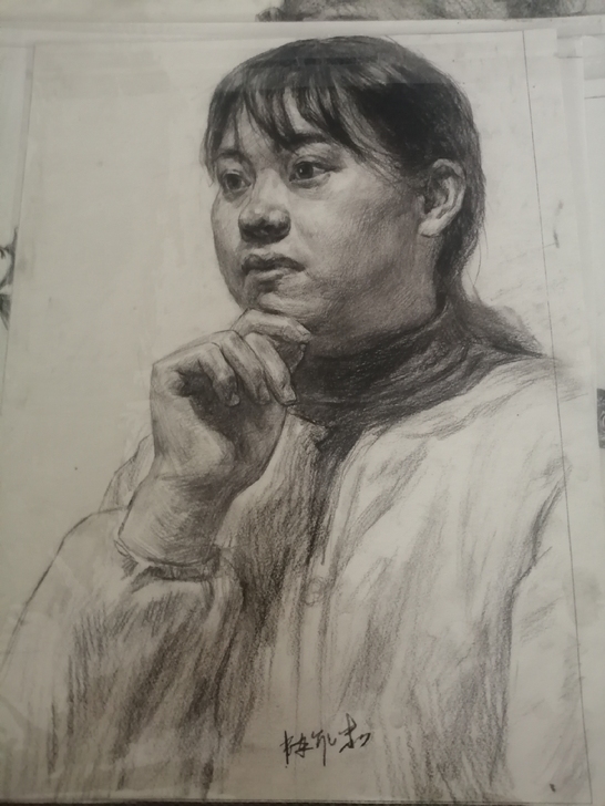 本人美术生,自己画的,联考专用素描纸,带塑...