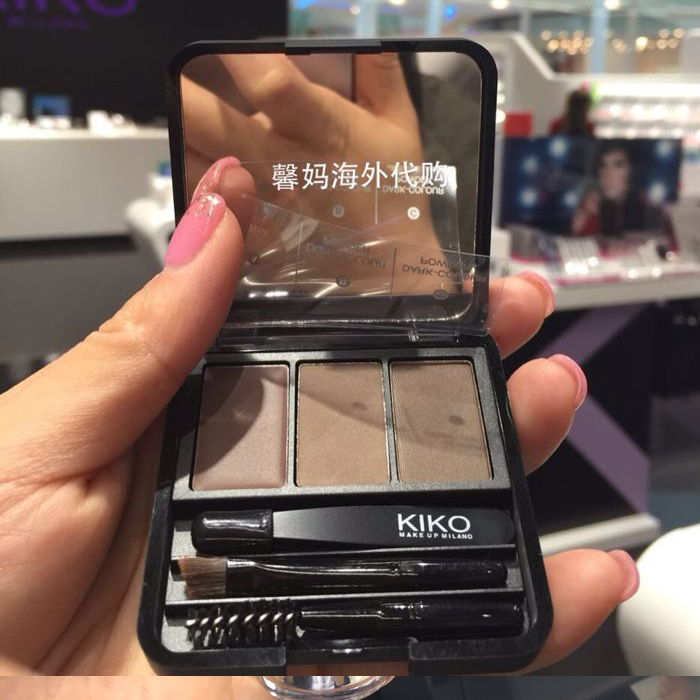 意大利KIKO专正品业眉粉套装 持久自然