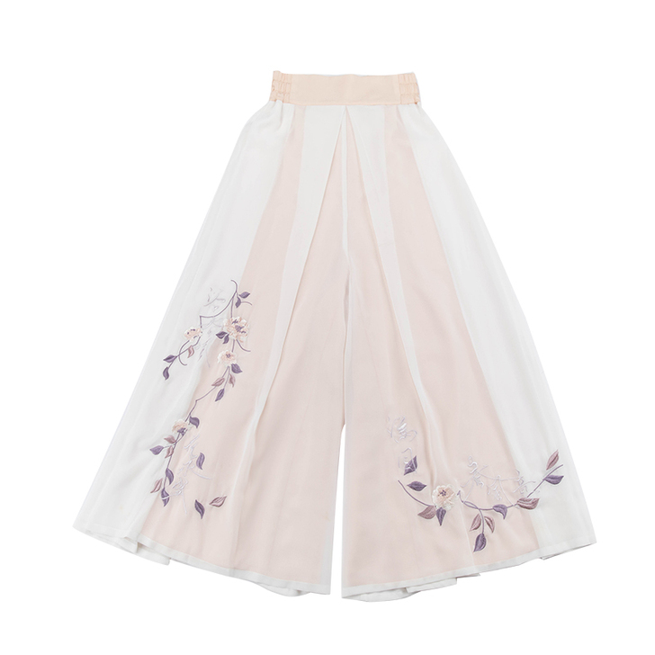 汉尚华莲传统汉服女装锦花香浅紫色褙子花枝刺...