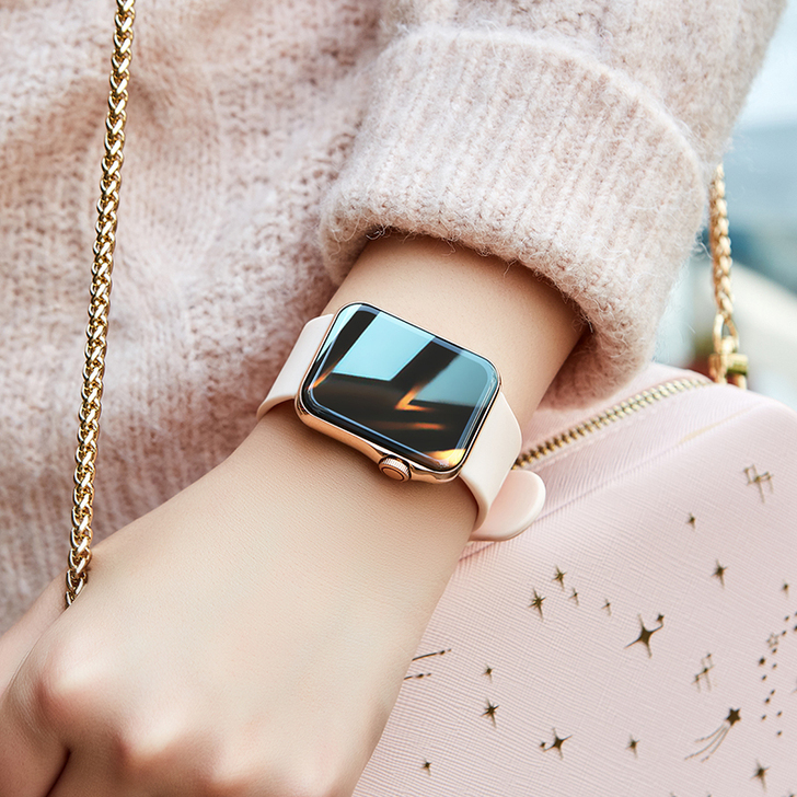 华为通用太空人智能手表女款多功能蓝牙电话运...