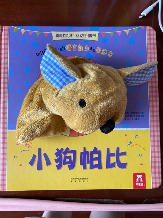 小狗玩偶绘本，9成新，小朋友很喜欢，长大了...