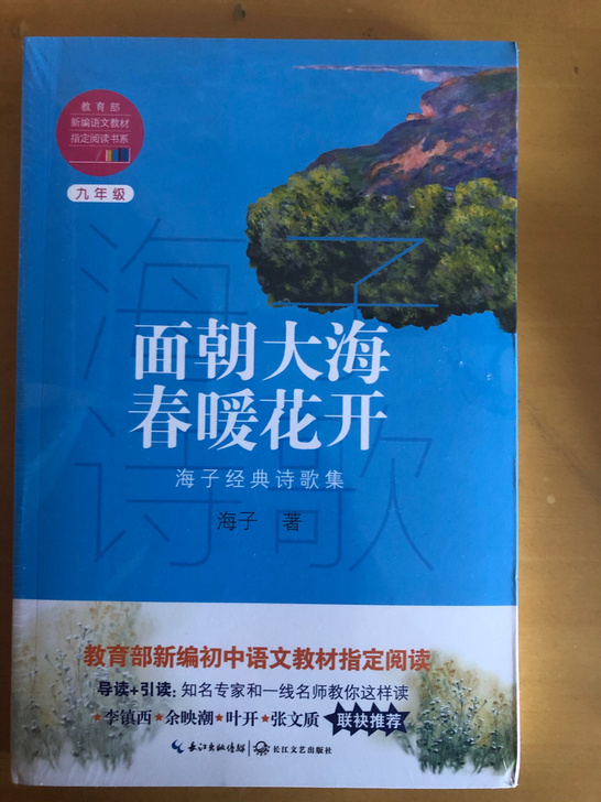 海子《面朝大海春暖花开》长江文艺出版社
