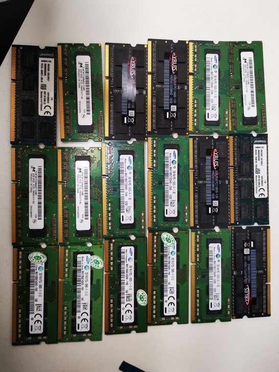 电脑升级，拆机下来的笔记本内存，ddr3 ...