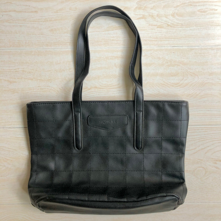 全新 Vintage皮革中古托特包 女士休...