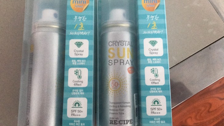 【包邮】韩国进口RECIPE防晒美白喷雾 ...