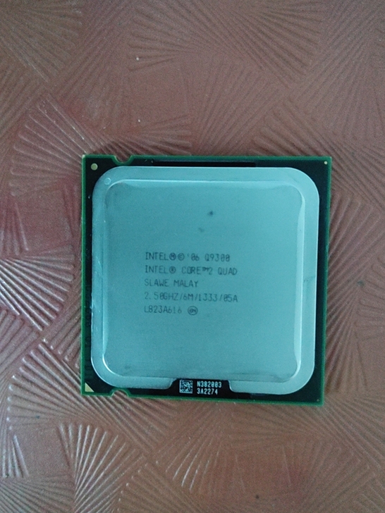 英特尔Q9300CPU，自己家里用的电脑上...