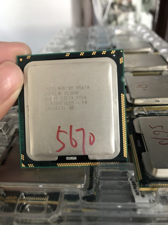 英特志强X5670 cpu六核十二线程处理...