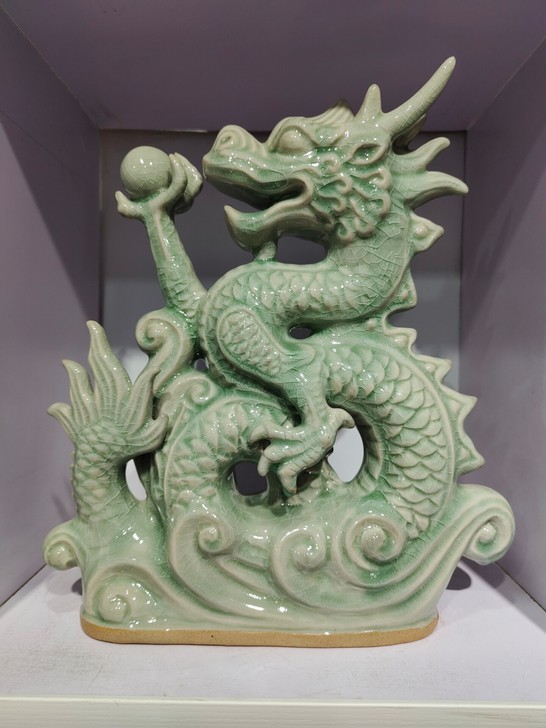 钧瓷摆件《青龙》