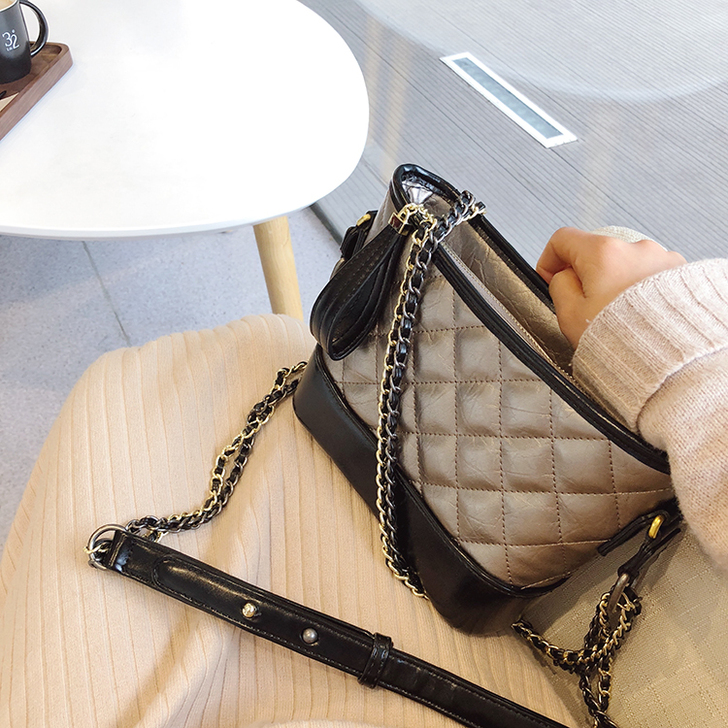 香港代购菱格链条包小香风包包女2018新款...