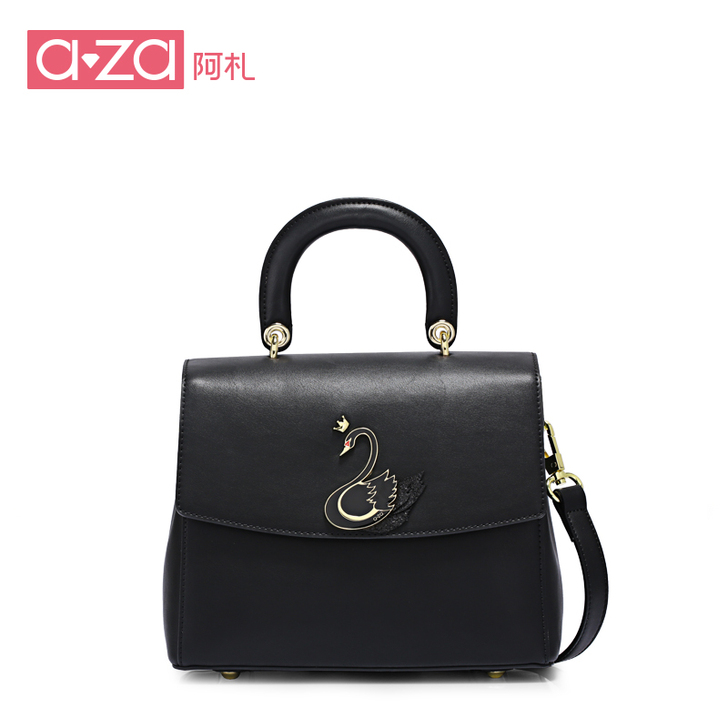 aza阿札秋季新款女戴妃包 时尚复古手提包...