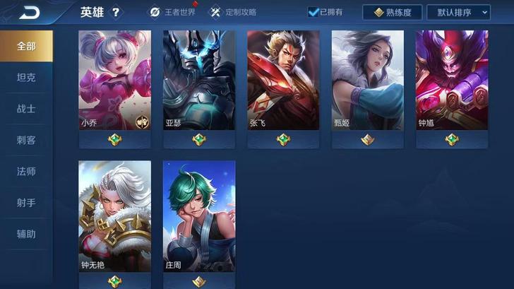 黄金小号27英雄，8皮肤，孩子上中学了，和...