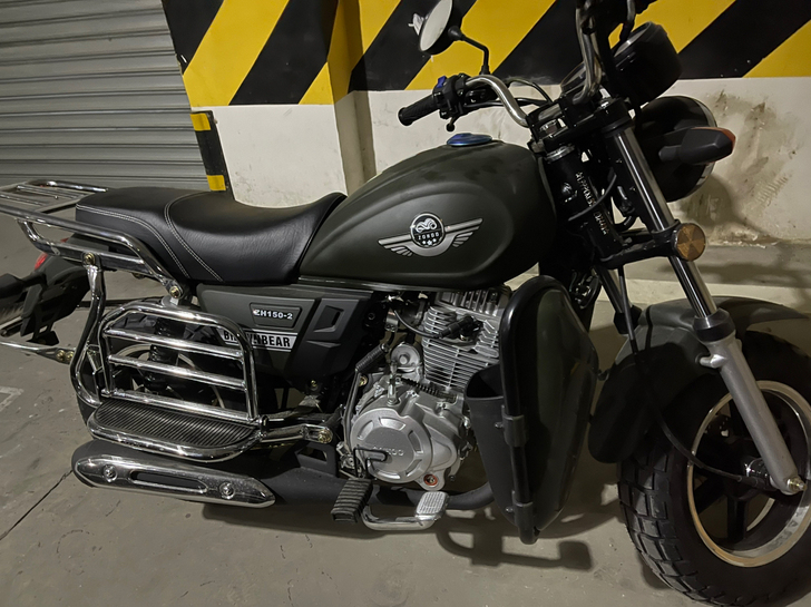 复古摩托车 才买了2个月 跑了78公里 基...