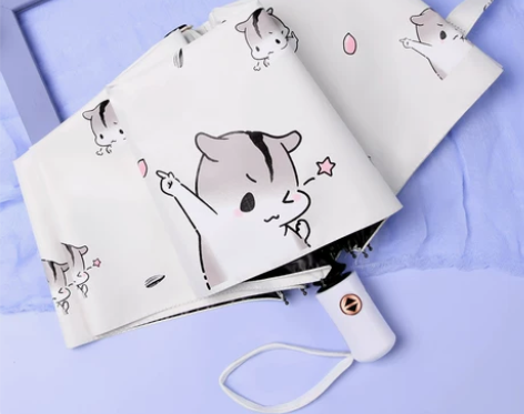 全自动雨伞女太阳伞防晒防紫外线学生卡通可爱...