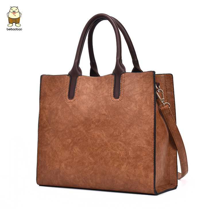 大包欧美时尚复古英伦手提包大容量