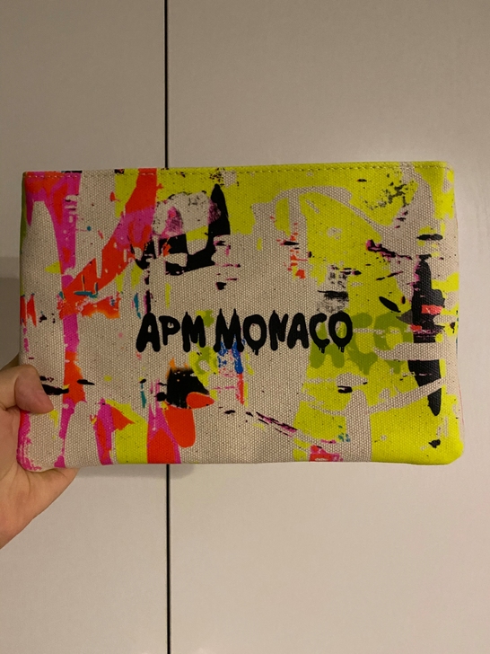 全新APM Monaco涂鸦手拿包 202...