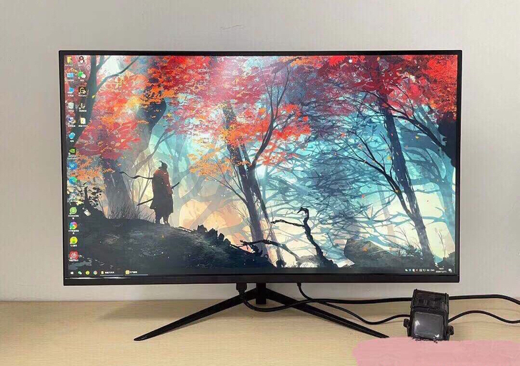 包邮24寸超薄曲面无边框ISP27寸高清显...