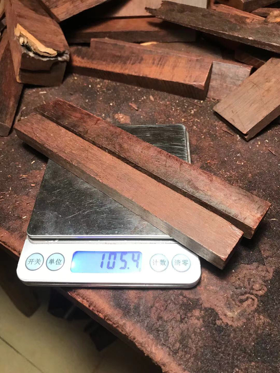 印度小叶紫檀 毛笔料 40包邮