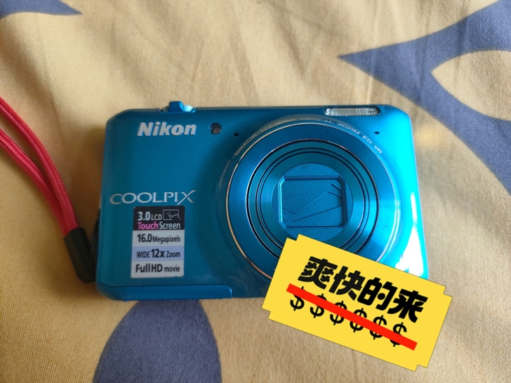 尼康s6400。1600万像素12倍光学变焦