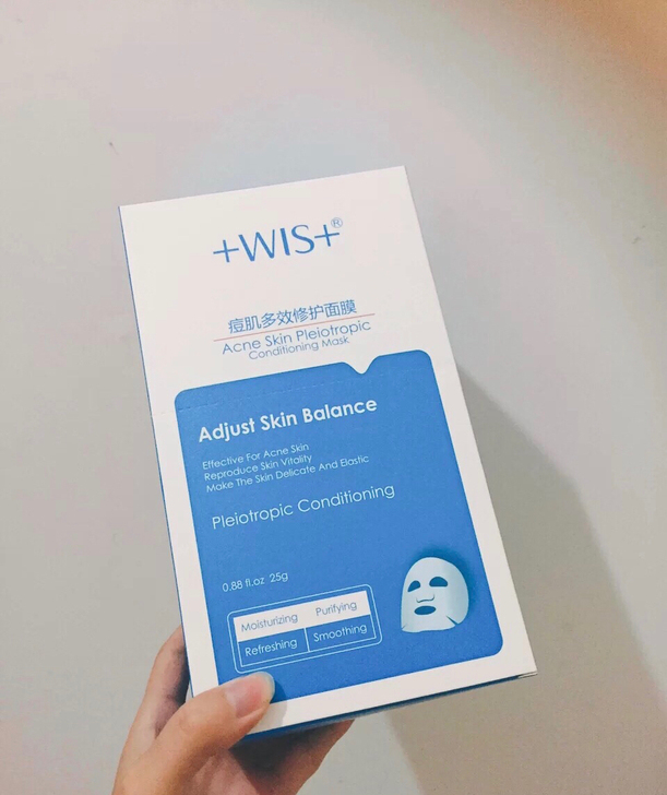 WIS痘肌修复面膜补水保湿清控油淡化痘印紧...