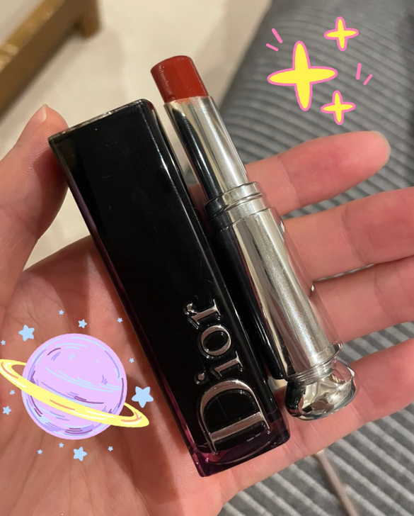 Dior黑管漆光口红740