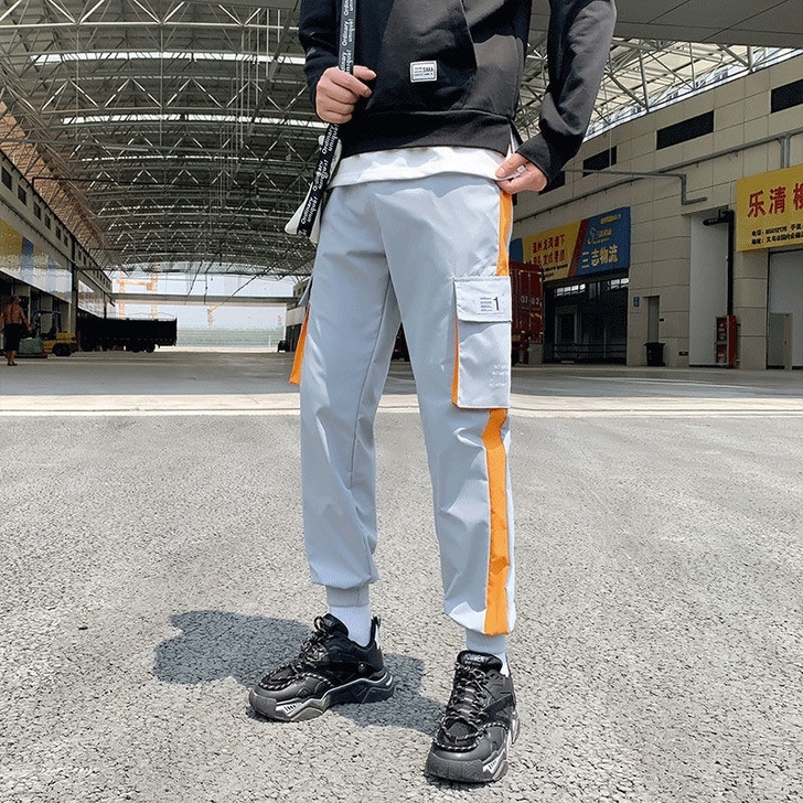 裤子男士运动裤休闲长裤2021新款夏季宽松...