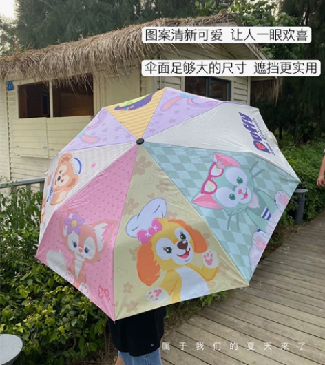 45包邮，迪士尼三折晴雨两用伞！全部大实拍...