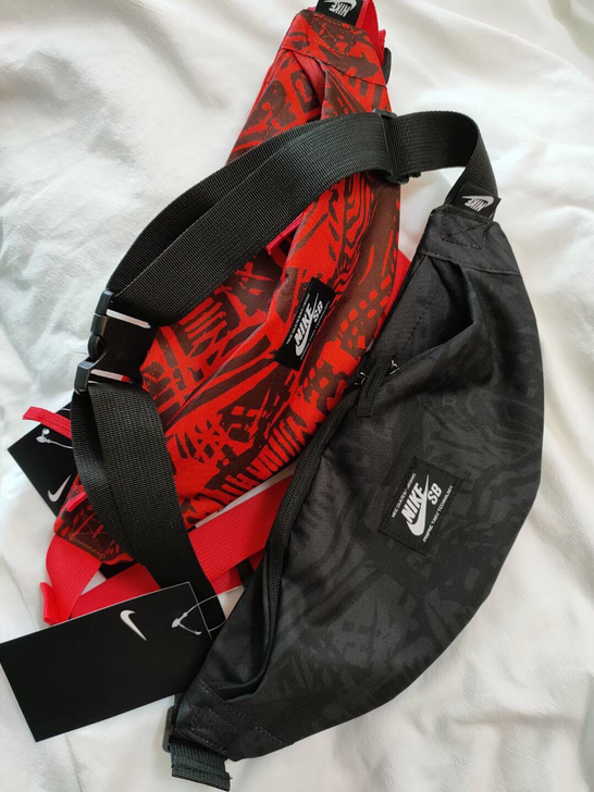 Nike SB耐克男女滑板休闲单肩包腰包小...