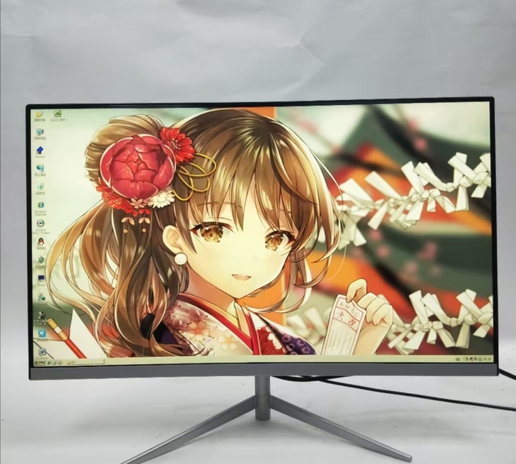 特价出售24寸无边框曲面  直面1080P...
