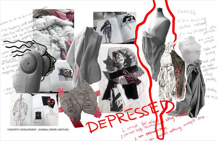 留学服装设计作品集排版