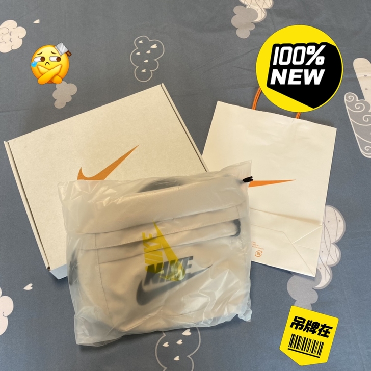 耐克nike运动腰包男女胸包王一博同款大斜...