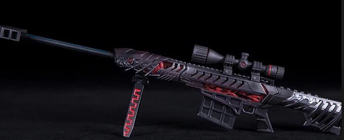 巴雷特-毁灭英雄级手办模型全新未拆封  现货