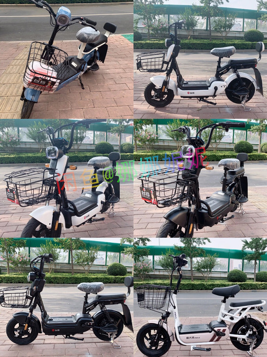 电瓶车锂电池代步车雅迪助力车台铃二手全新爱...